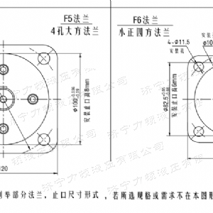 F2K后置法兰系列马达